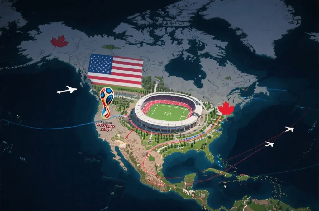 2026美加墨世界杯地图与球场示意图